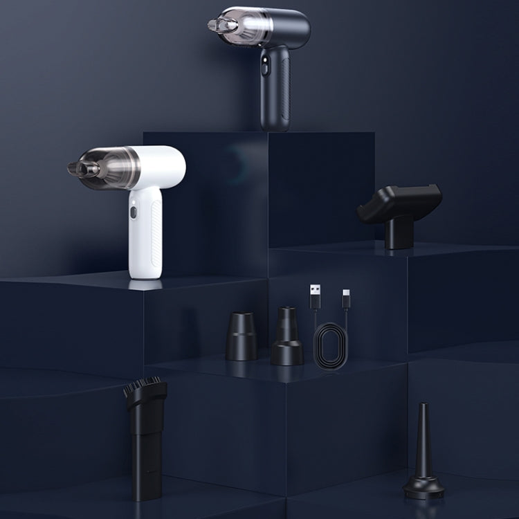 Car Handheld Portable Wireless Vacuum Cleaner, Model: Brushless Motor(White) by buy2fix