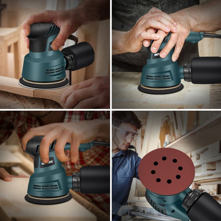 5pcs /Set US Plug MOYI Small Polishing Sandpaper Machine Woodworking Electric Disc Sander by MOYI