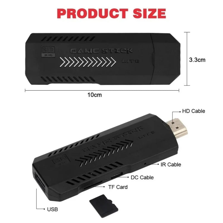 X2 Ultra Video Game Stick Console With 2.4G Double Wireless Controller 128GB by buy2fix