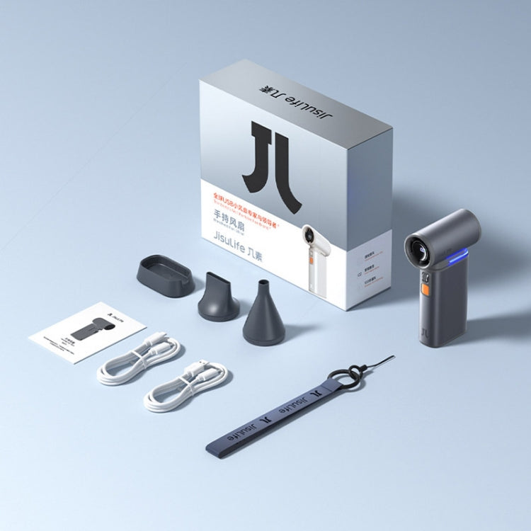 JisuLife FA55 Handheld Portable Small Fan Mini Rechargeable Electric Fan(Dark Gray) by Jisulife