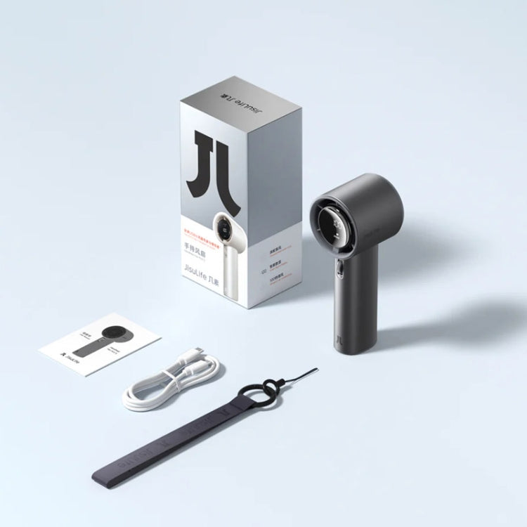 JisuLife FA53 Pro 1 High-speed Powerful Cooling Handheld Small Fan Mini Portable USB Rechargeable Desktop Fan(Dark Gray) by Jisulife