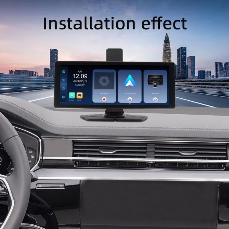 Car Bluetooth Portable DVR Monitor Support Carplay/Android Auto, Specifications: Display by buy2fix