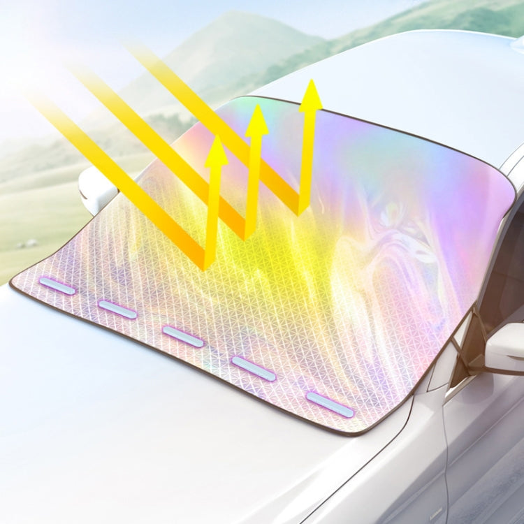 Car Laser Front Windshield Sun Protection Heat Insulation Sunshade, Size: Small by buy2fix