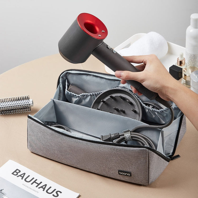 For Dyson Baona BN-DS010 Large Capacity Waterproof Hair Dryer Storage Bag(Black) by Baona