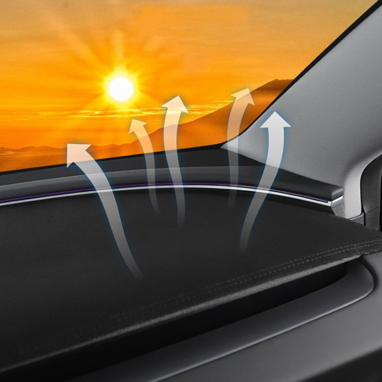 For 2024 Tesla Model 3 Rearwindow Car Suede Light-Proof Pad by buy2fix