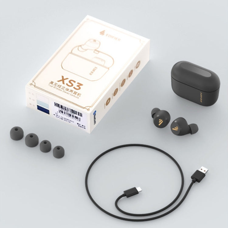Edifier XS3 In-Ear Bluetooth Earphones Wireless Noise Reduction Sports Wireless Earphones Standard(Gray) by Edifier