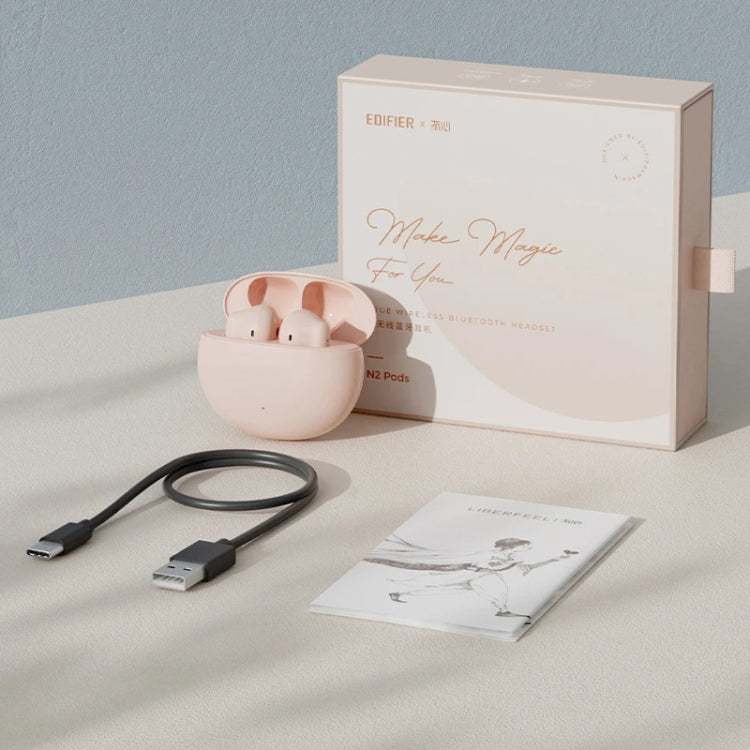 Edifier N2 Pods In-Ear Earbuds Sport Talk Wireless Bluetooth Earphones(Purple) by Edifier