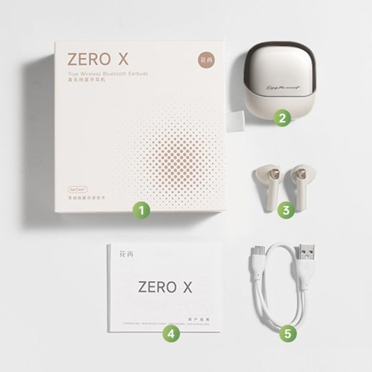 Edifier Huazai Zero X Wireless Noise Reduction Sports Bluetooth Earphones Standard(White) by Edifier