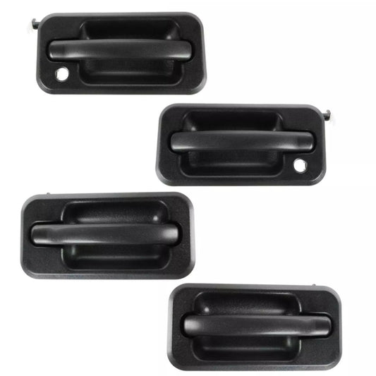 For Hummer H2 Door Handle Modification Accessories, Model: Rear Left+Right by buy2fix