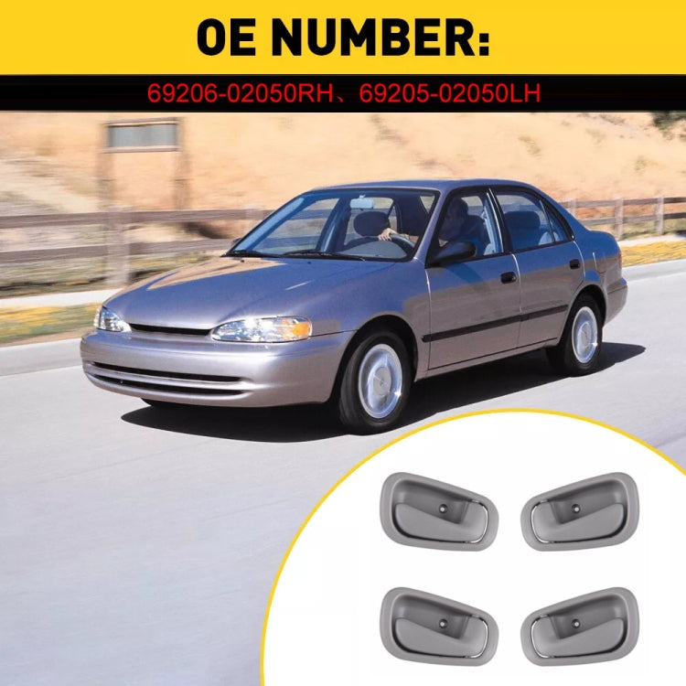For Toyota Corolla Door Inner Handle Modification Accessories, Specifications: RH+LH x 2 by buy2fix