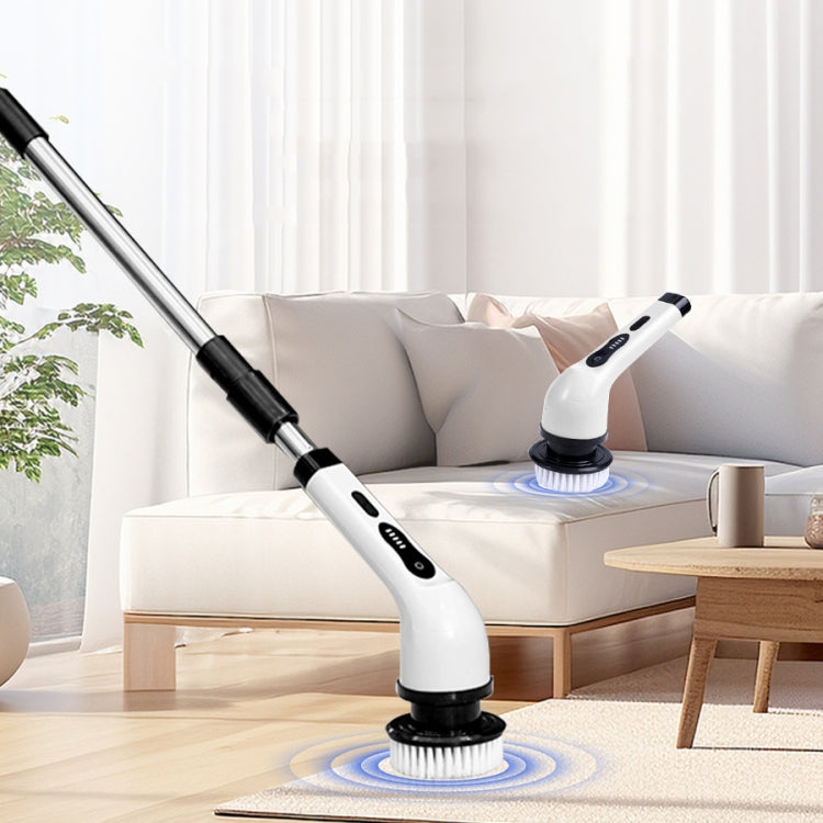 6-in-1 JY-6010 Household Retractable Dual-purpose Rotating Cleaning Brush Bathroom Glass Brush by buy2fix