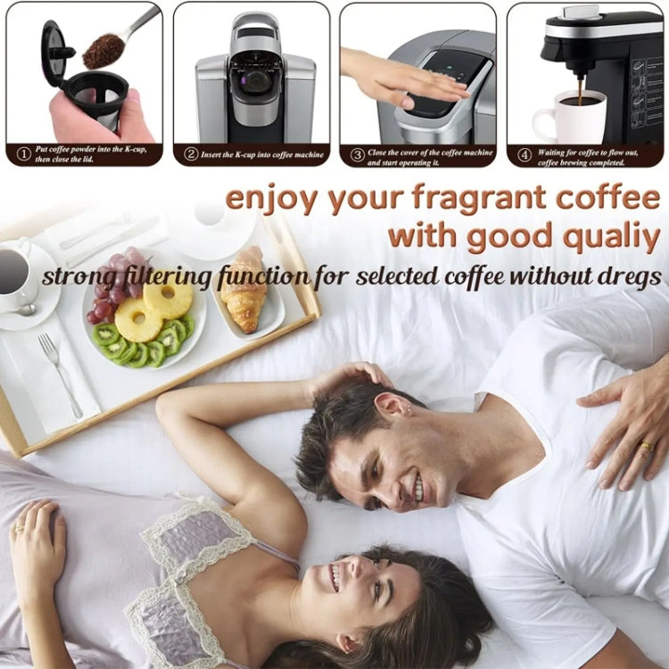 For Keurig Coffee Maker Reusable Mesh Coffee Filter(Purple) by buy2fix