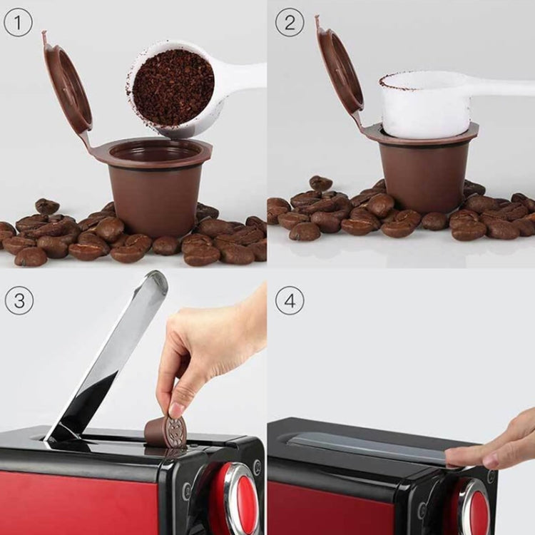 For Nescafe Coffee Capsules Reusable Coffee Filter(Brown) - Coffee Machine Parts by buy2fix | Online Shopping UK | buy2fix