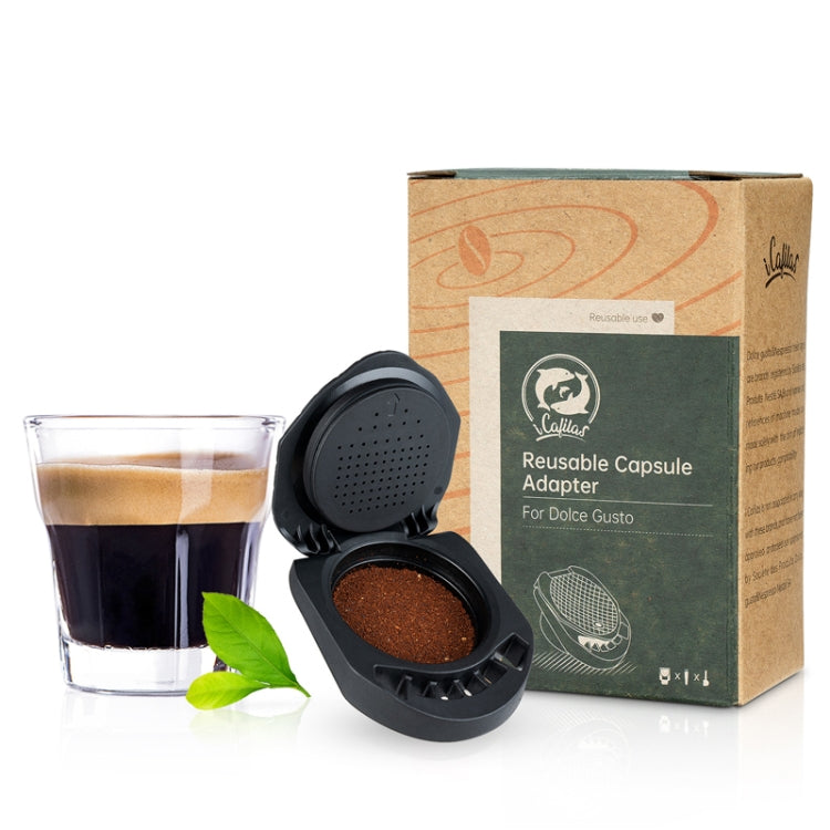 Compatible With Dolce Gusto ICafilas Reusable Coffee Capsule Converter Tray(Black) by buy2fix