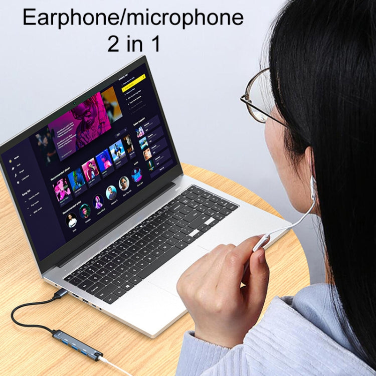 JINGHUA N800 Drive Free Sound Card Computer To Docking Station With Audio Interface, Interface: USB by JINGHUA