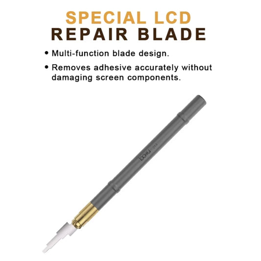 BAKU BA-214 Multi-Function LCD Repair Scraper 0.2mm Thickness Screen CPU Glue Remover Tool by BAKU