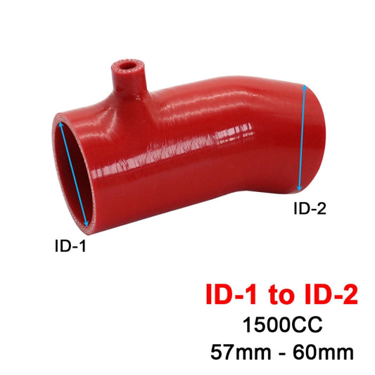 For Mazda 3 6 CX-4 Axela Atenza Intake Silicone Hose High Flow Cold Air Intake Pipe Turbo Intercooler, Specification: 1.5L-60-RD by buy2fix