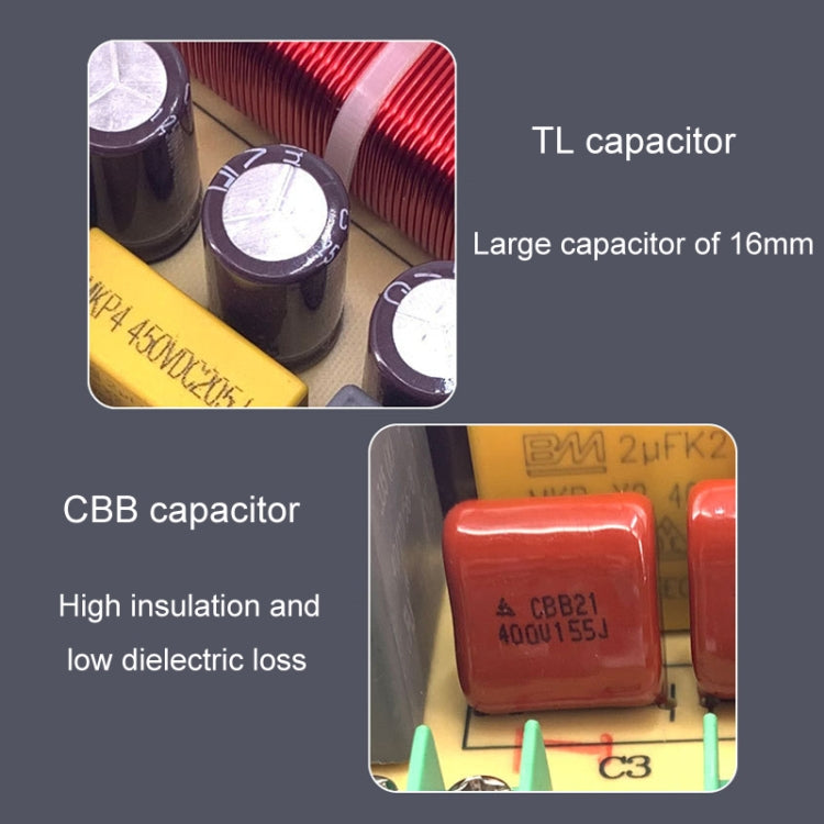 RCEDA-406 One High One Medium Two Low 4-Way Speaker Crossover Audio Modification Divider by buy2fix
