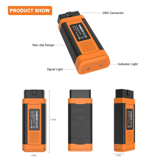 HUMZOR OBD Full System Mobile Phone Bluetooth 5.2 Car Fault Detector by HUMZOR