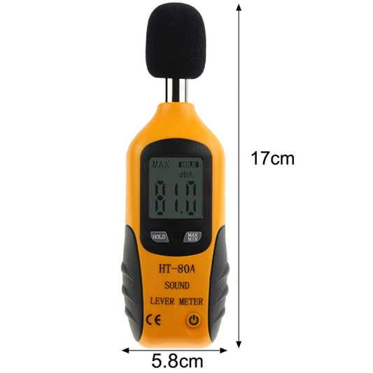 HT-80A Small LCD Digital Display Noise Tester Portable Precision Noise Meter by buy2fix