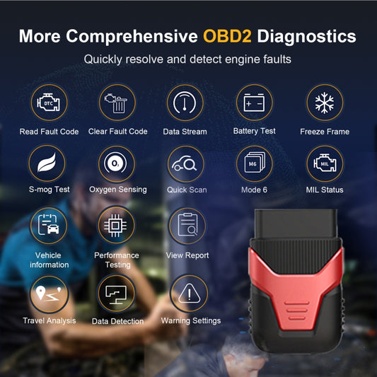 HUMZOR OBD2 Bluetooth 5.2 Car Fault Diagnostic Instrument by HUMZOR