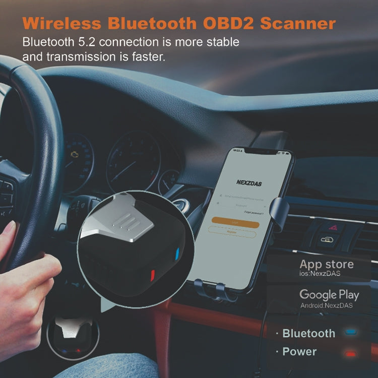 HUMZOR OBD2 Bluetooth Online Car Battery Pack Voltage Detection by HUMZOR