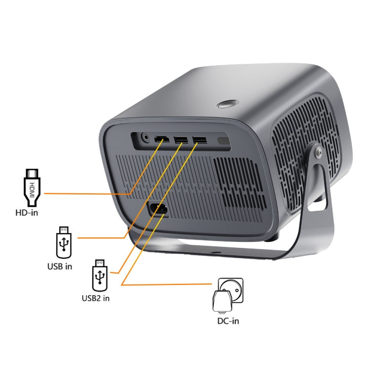 A10 4K Smart Android Portable Projector UK Plug by buy2fix