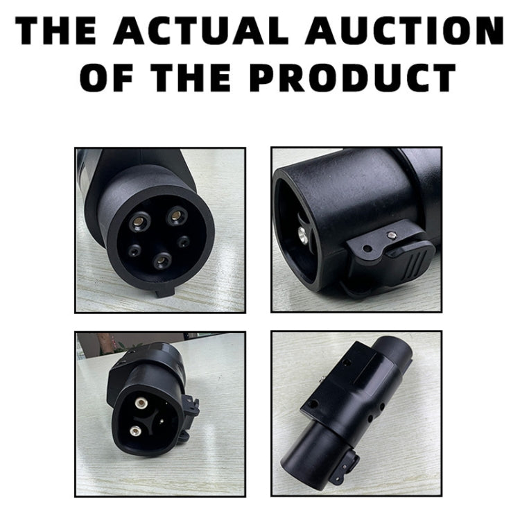 For Tesla-TYPE1 Electric Vehicle Charging Station Adapter Conversion Head(Black) by buy2fix