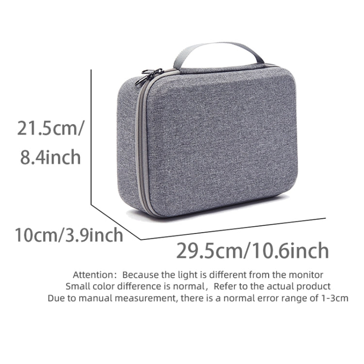 For DJI Neo Fly More Combo Carrying Case Handbag Protective Box(Gray + Black Inner) by buy2fix