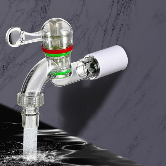 2pcs 6-points 25mm Plastic Transparent Faucet Household Anti-freezing Water Catch Hose by buy2fix