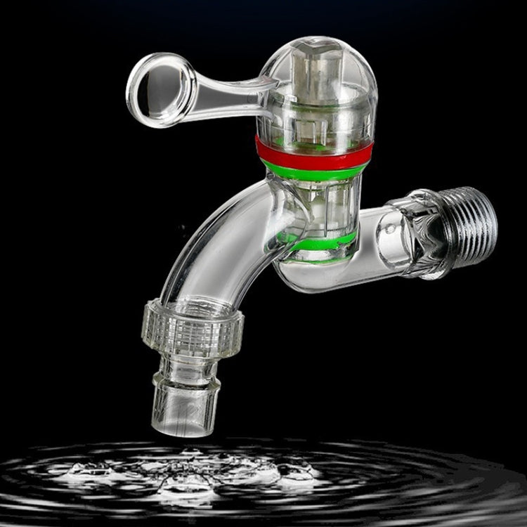 2pcs 6-points 25mm Plastic Transparent Faucet Household Anti-freezing Water Catch Hose by buy2fix