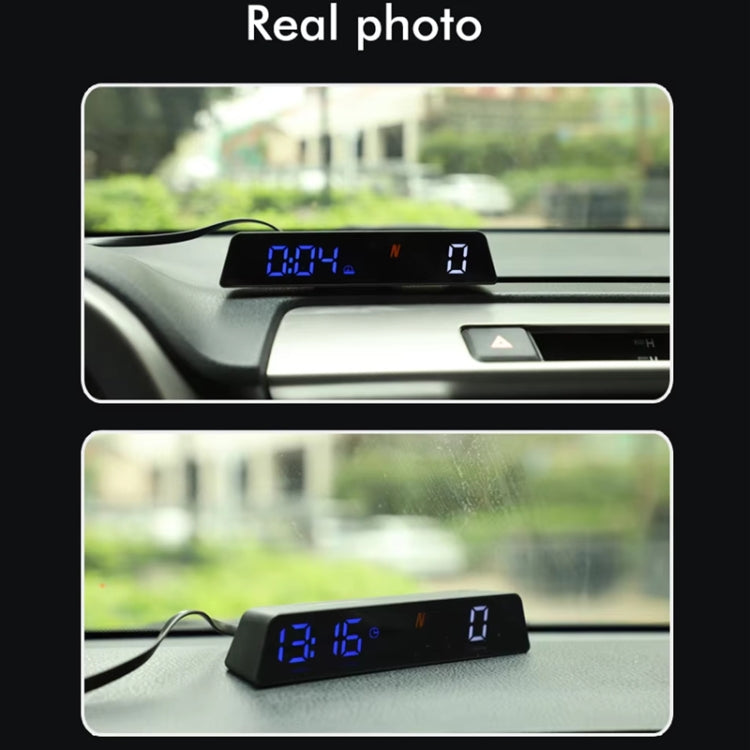 Head-up Display USB Powered High-definition Vehicle Code Altitude Meter(All White) by buy2fix