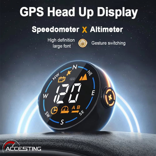 Head-up Display USB Powered Car GPS Altitude Meter(H600G) by buy2fix