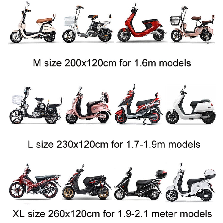 230x120cm Disposable Transparent PE Film Rainproof Dustproof Motorcycle Scooter Cover by buy2fix
