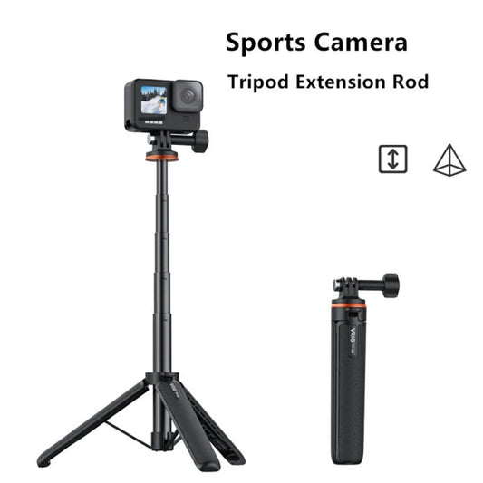 VRIG Action Camera Tripod Selfie Stick 17-51cm Adjustable Extension Pole for Insta360 / DJI Action / GoPro HERO by VRIG