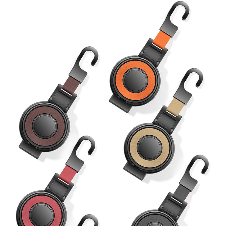 3 In 1 Car Seat Back Hanger for Cup and Phone Vehicle Seat Headrest Hooks(Beige) by buy2fix