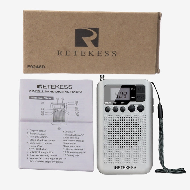 RETEKESS TR106 Portable Radio With Sleep Timer by RETEKESS