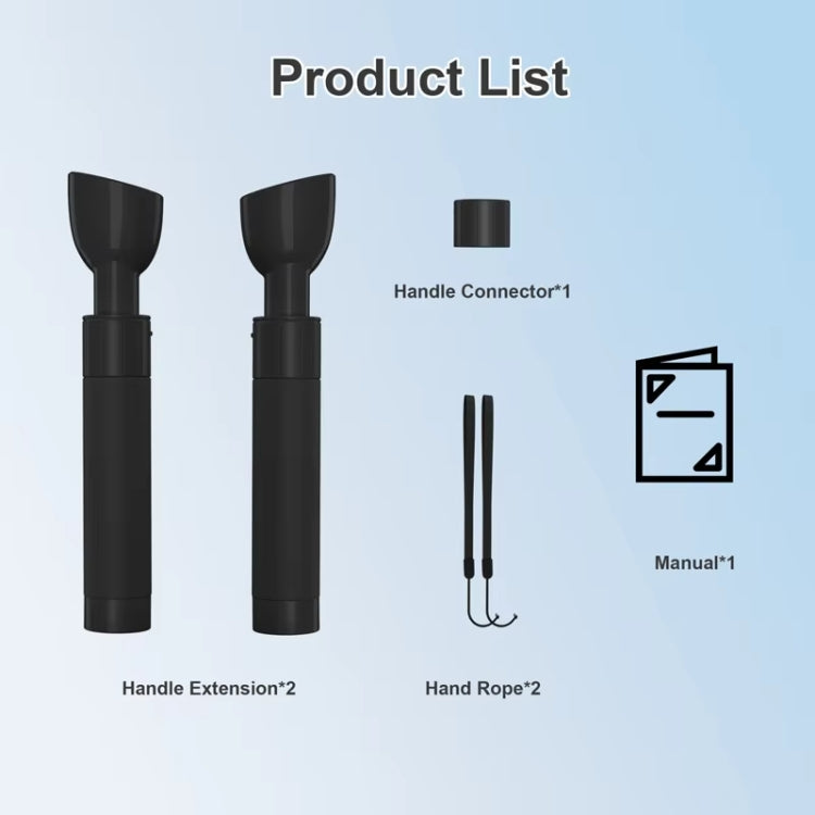 DEVASO For Meta Quest 3S / 3 Game Lightsaber Golf Game Extension Pole Baseball Grip Accessories(Black) by buy2fix