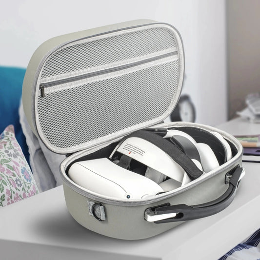 DEVASO For Meta Quest 3S / 3 / 2 / Pro / Pico 4 Large Capacity Carrying Bag Organizer Protective Case by DEVASO