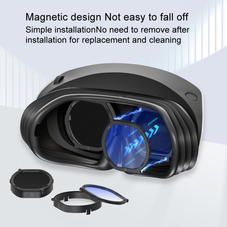DEVASO For PlayStation VR 2 6 In 1 Magnetic Glasses Anti-Scratch Protective Cover by DEVASO