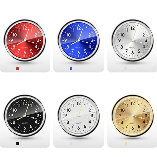 Car Digital Electronic Quartz Luminous Clock, Color: Ruby Red+Air Outlet Clip by buy2fix