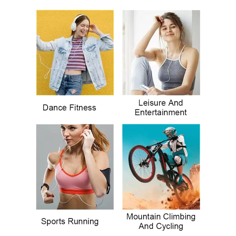 MP3 Bluetooth Music Player HIFI Sports Clip Touch Screen MP4, Memory: 16GB(Black) by buy2fix