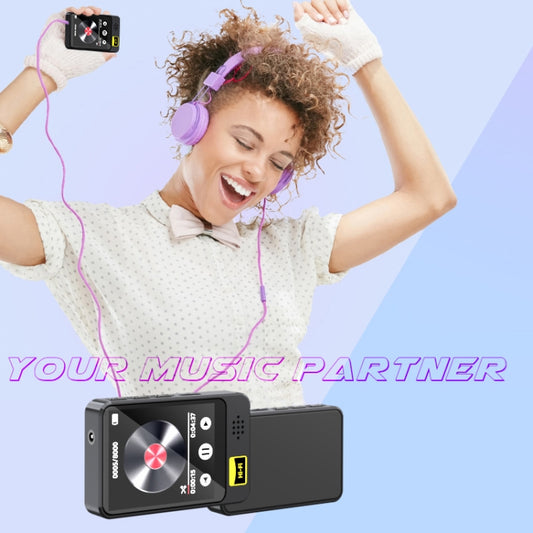 MP3 / MP4 Music Player Bluetooth Radio E-book Playback Walkman, Memory: No TF Card(Black) by buy2fix