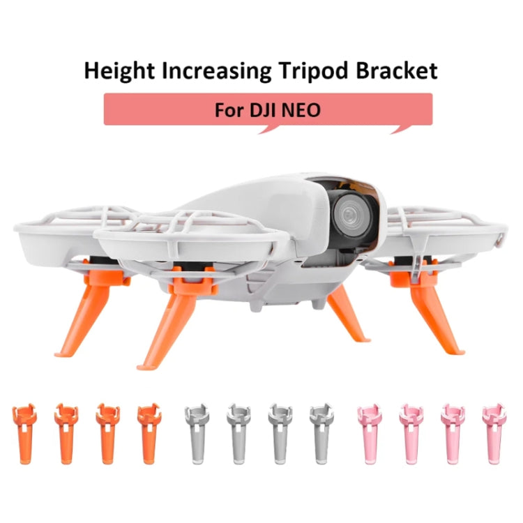 For DJI Neo Drone BRDRC Landing Gear Heightened Gear Support Leg Accessories(Orange) by BRDRC