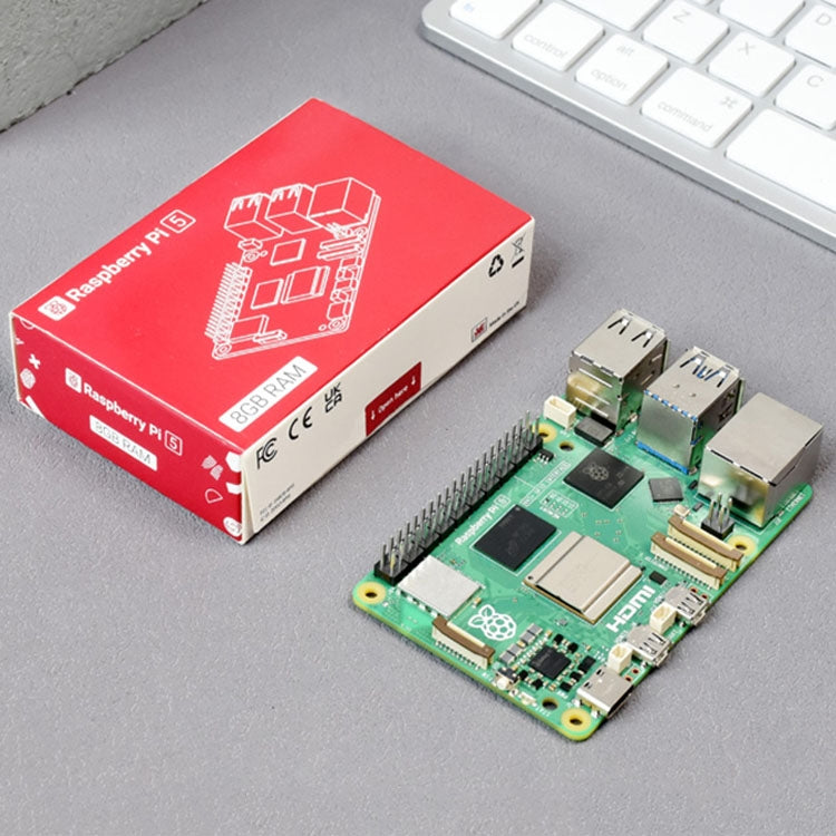 Waveshare For Raspberry Pi 5 2.4GHz Quad-Core BCM2712 Processor Development Board, Spec: 4GB by Waveshare