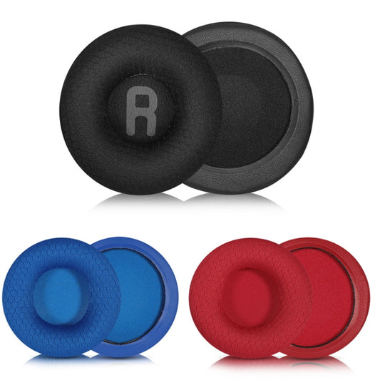 For JBL Tune 600BTNC / T500BT / T450BT 1pair Earphone Cushion Cover Earmuffs Replacement Earpads, Color: LR Ice Silk Black by buy2fix
