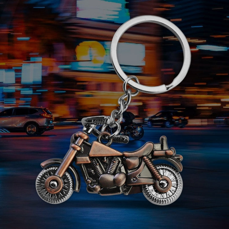 Simulation Cool Motorcycle Keychain Metal Decoration Pendant, Style: X-1425 Black by buy2fix