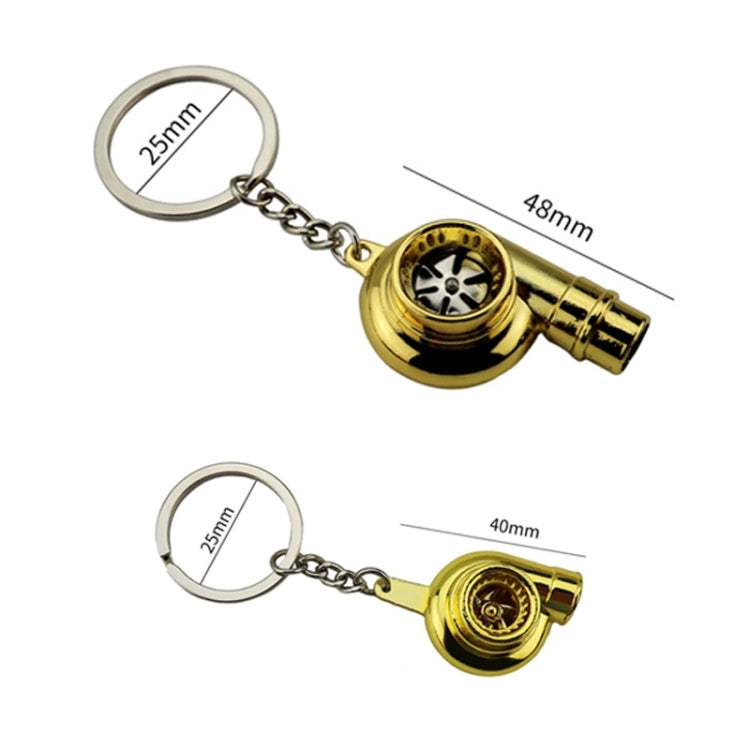 Car Tuning Accessories Turbo Keychain Decorative Pendant, Style: Large Bronze by buy2fix