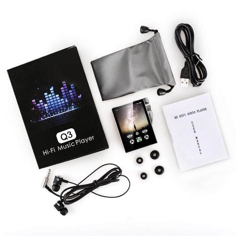 HiFi Lossless Music Player Mastering DSD256 Hard Decoding MP3, Memory: 32GB(Gray) by buy2fix