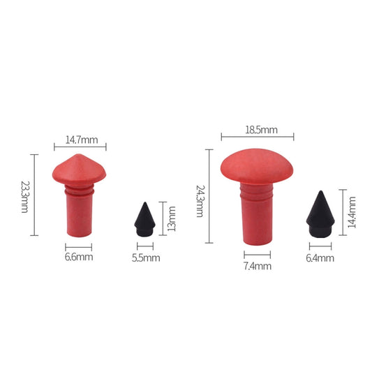 90pairs /Pack S Motorcycle Electric Vehicle Tire Repair Rubber Mushroom Nail Tire Repair Tools by buy2fix